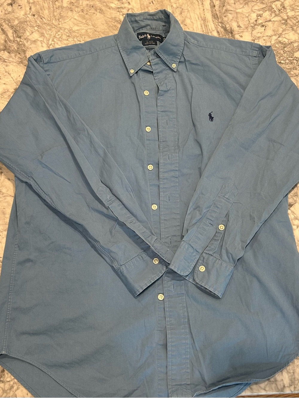 Ralph Lauren Blake Button-Down Shirt Blue Small